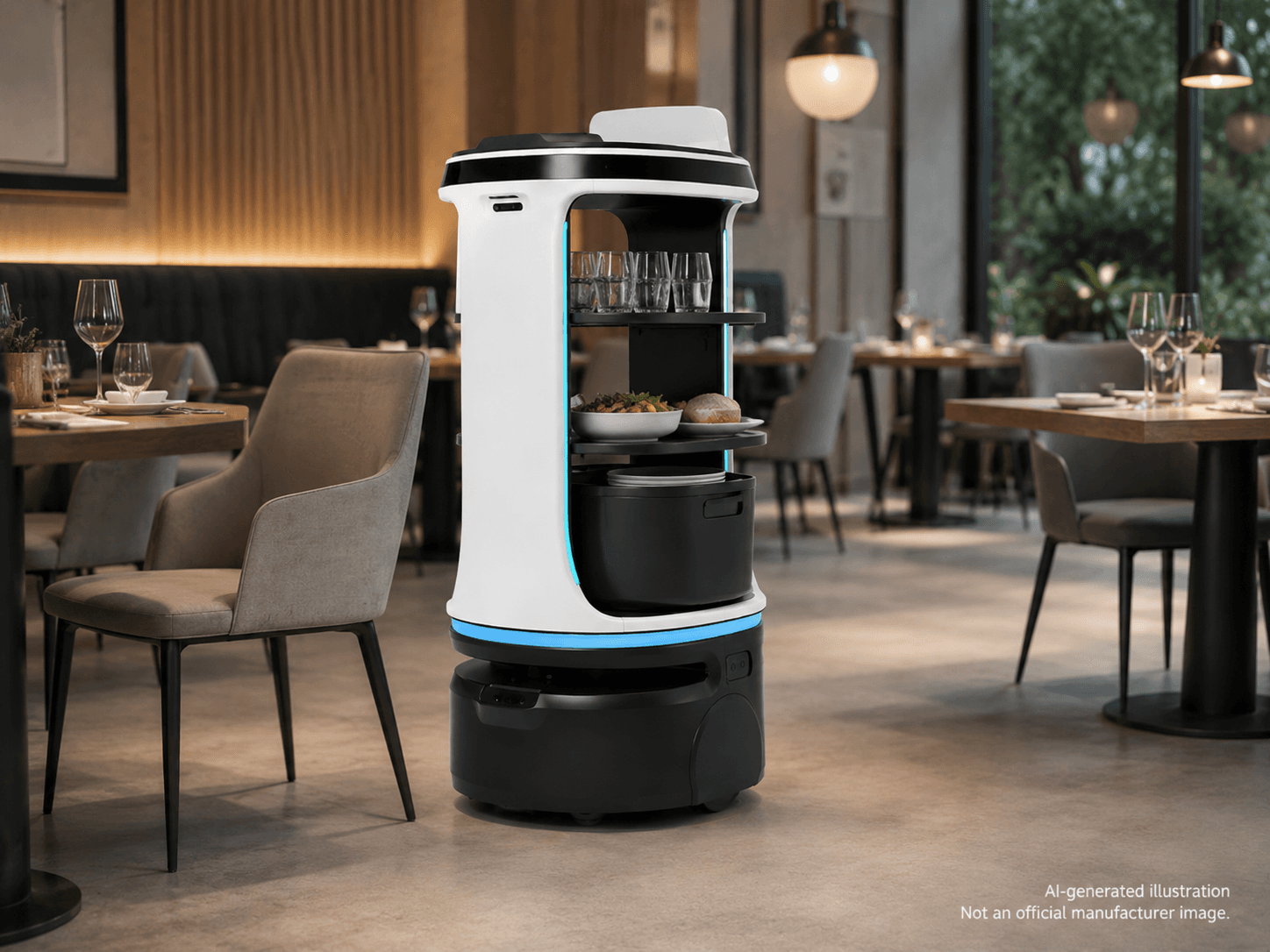 Servi robot image; AI-generated illustration, not deployment evidence